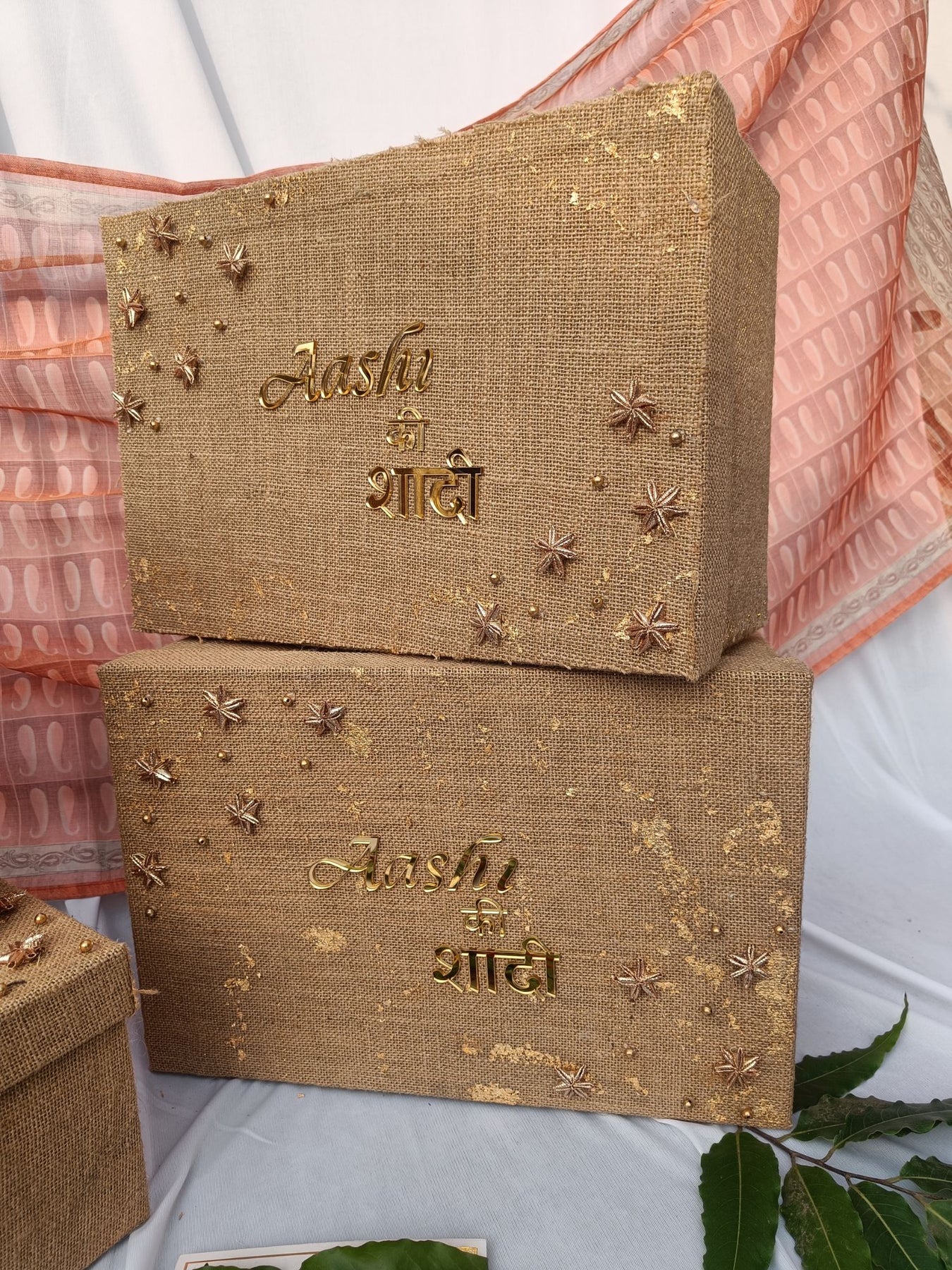 Bell Ringing Box Wedding bells ringing box – Varnan Jaipur | Customised Gift Hampers ...